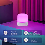 Lampe de Nuit LED RGB Rechargeable – Tactile & Télécommande