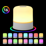 Lampe de Nuit LED RGB Rechargeable – Tactile & Télécommande