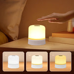 Lampe de Nuit LED RGB Rechargeable – Tactile & Télécommande
