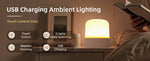 Lampe de Nuit LED RGB Rechargeable – Tactile & Télécommande