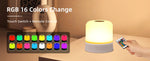 Lampe de Nuit LED RGB Rechargeable – Tactile & Télécommande
